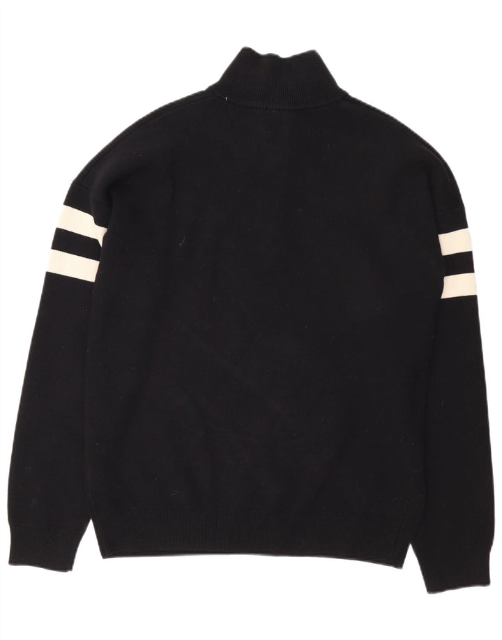 French Connection Pull Col Zippé Homme Petit Noir Colourblock