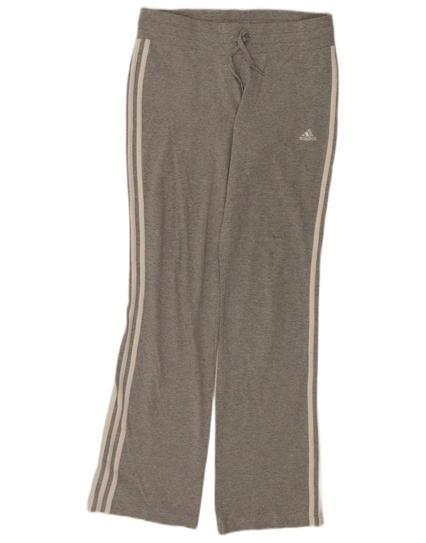 Adidas Pantalon de survêtement pour femme UK 10 Small Gris Coton