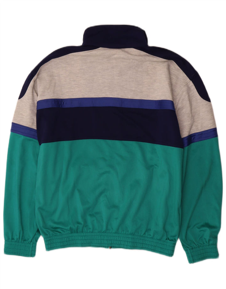 Lotto Veste de Survêtement Homme Vert Moyen Colorblock Polyester