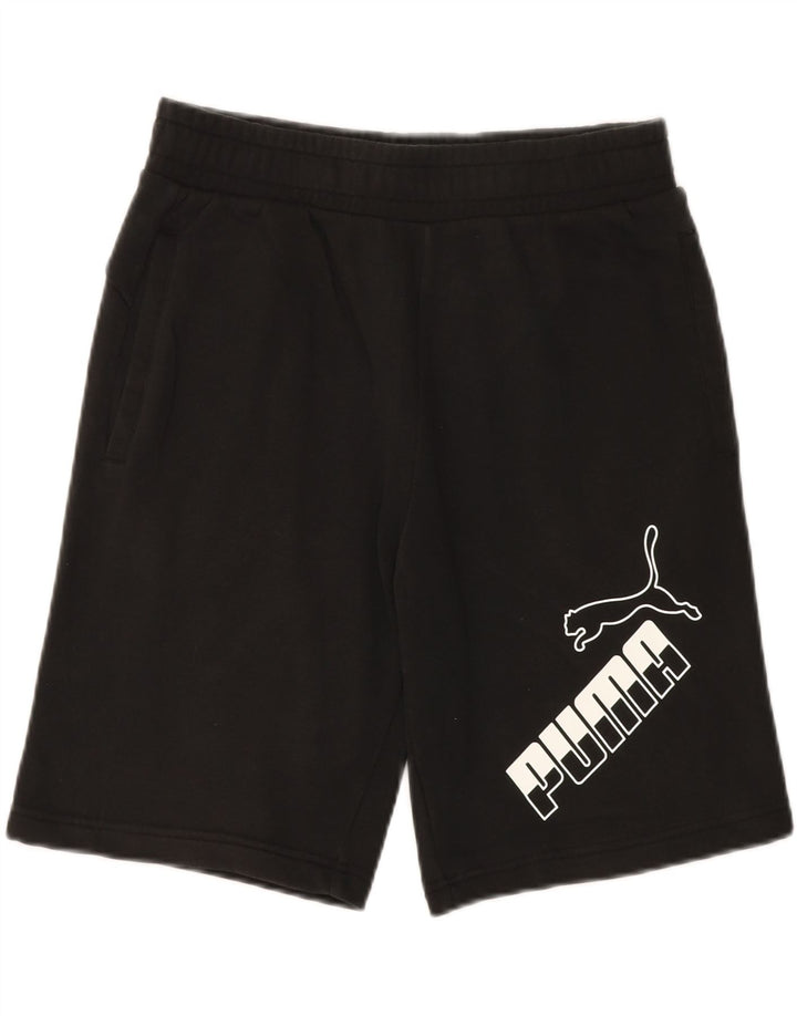 PUMA Mens Graphic Sport Shorts Medium  Black