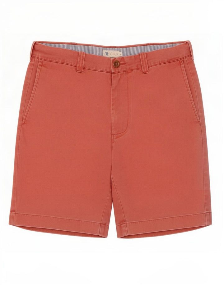 J. Crew Short Chino Homme Medium W31 Rouge Coton