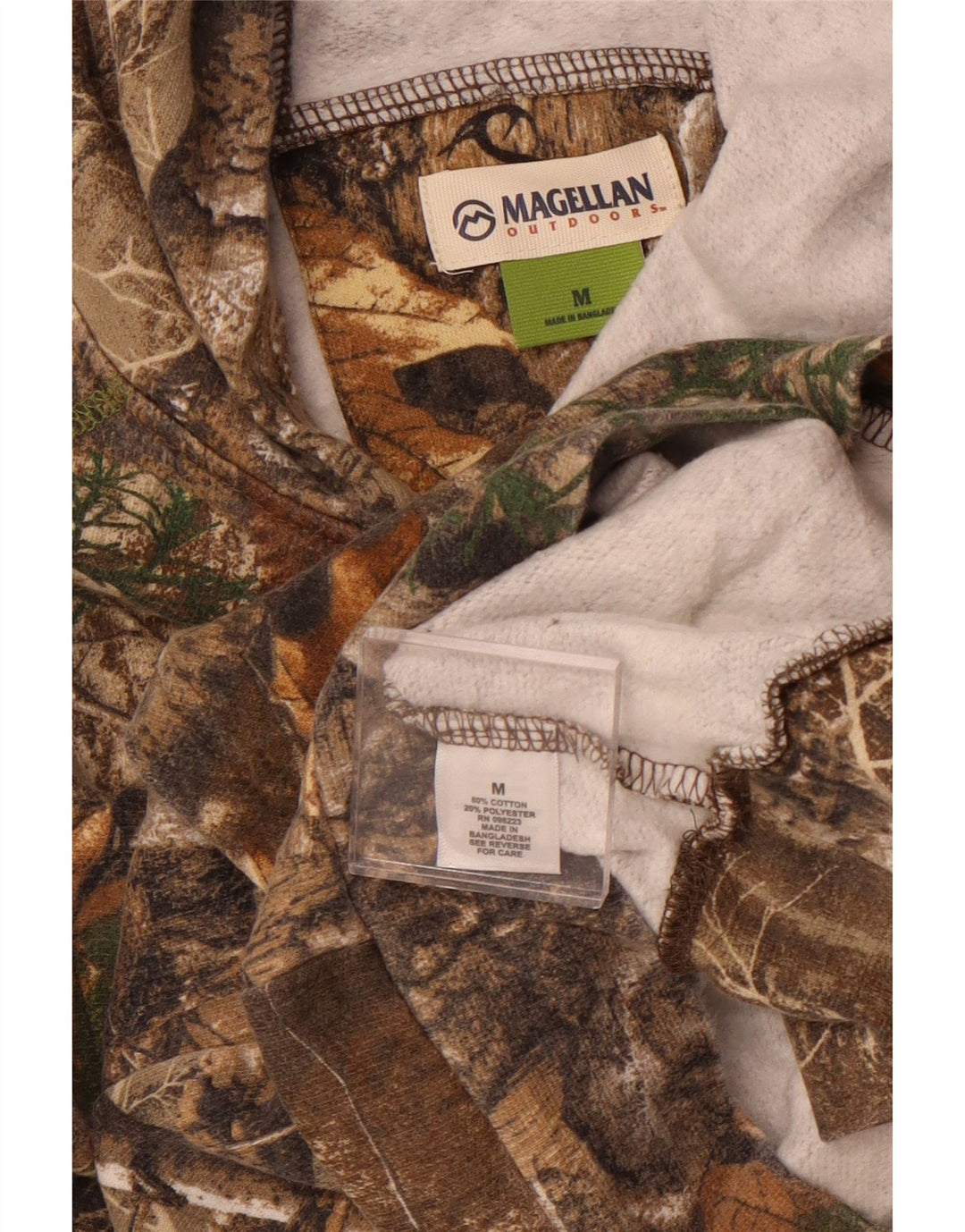 MAGELLAN Pull à capuche pour garçon 11-12 ans Camouflage marron moyen