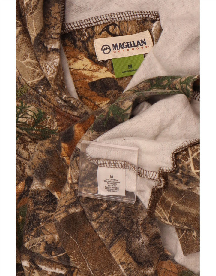 MAGELLAN Pull à capuche pour garçon 11-12 ans Camouflage marron moyen