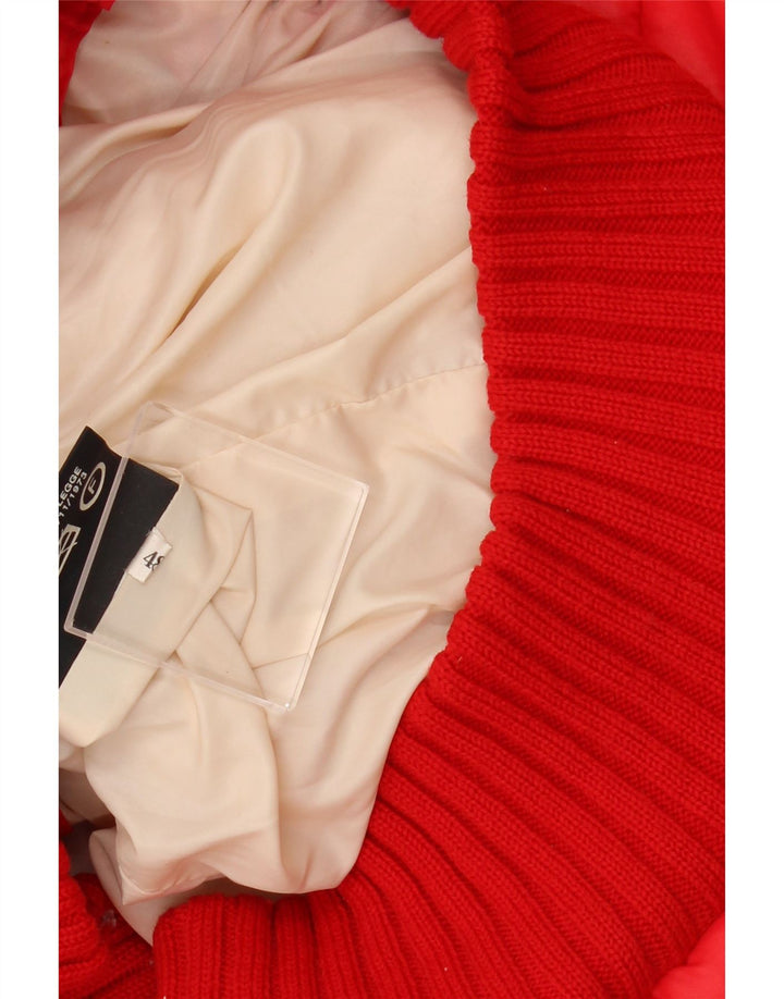 RADICI Veste matelassée à capuche IT 48 Homme Rouge Moyen Polyamide