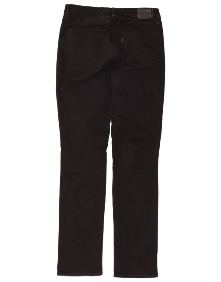 LEVI'S Jean droit taille haute 724 femme W31 L31 coton noir