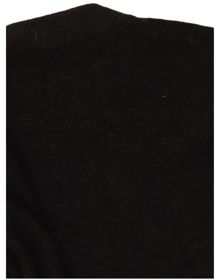 Cos Pull à col rond pour femme UK 10 Petite laine noire