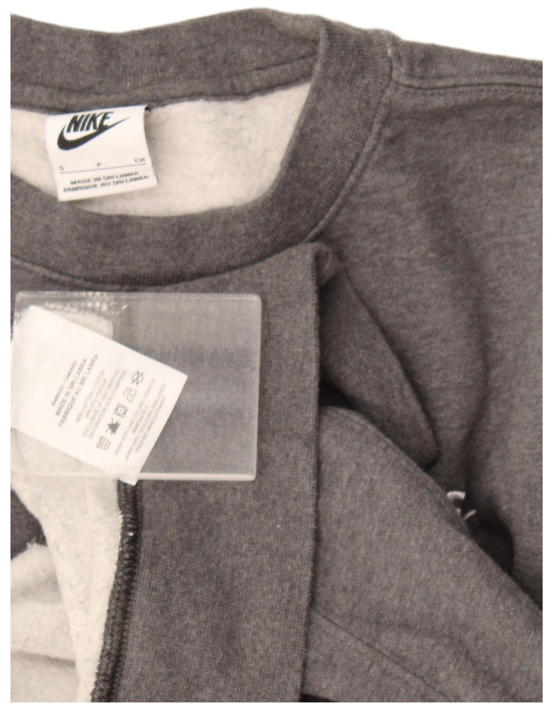 Nike Sweat-shirt pour homme en coton gris Taille S