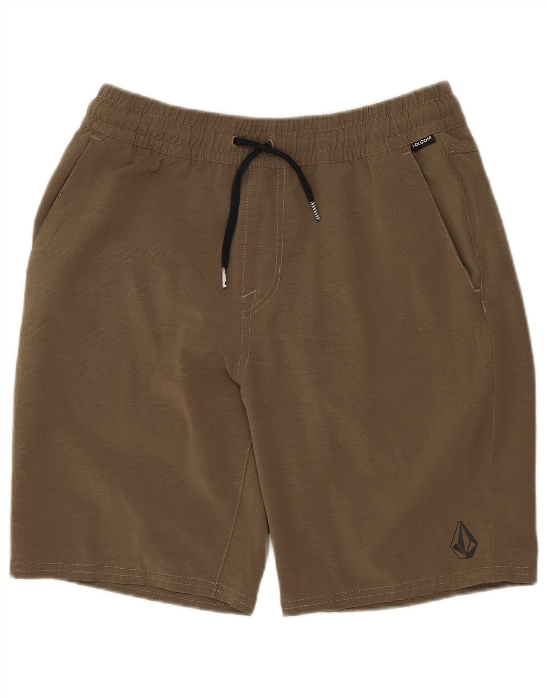 VOLCOM Short décontracté pour garçon 11-12 ans Grand W26 Kaki
