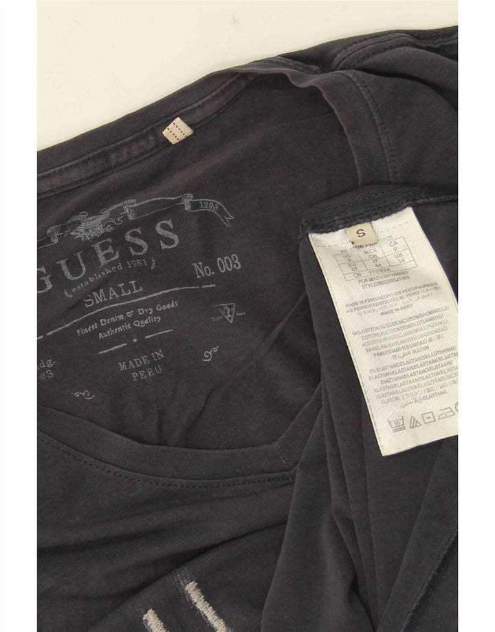 Guess T-Shirt Graphique Homme Petit Gris Coton