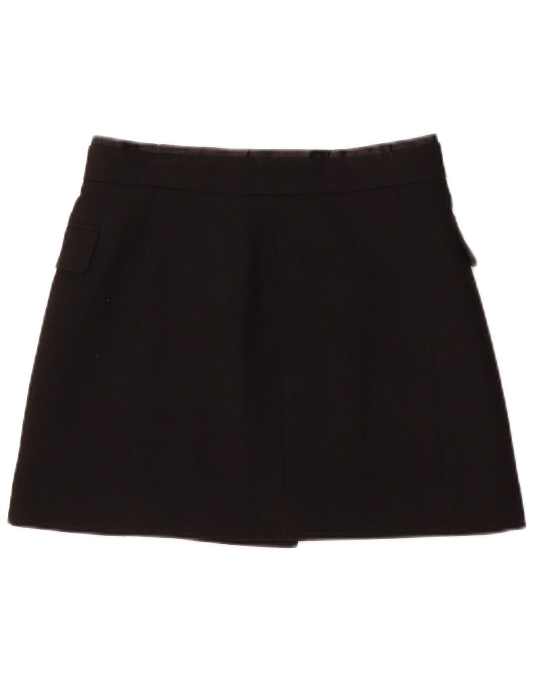 Zara Femme Wrap Mini Jupe Petit W26 Noir