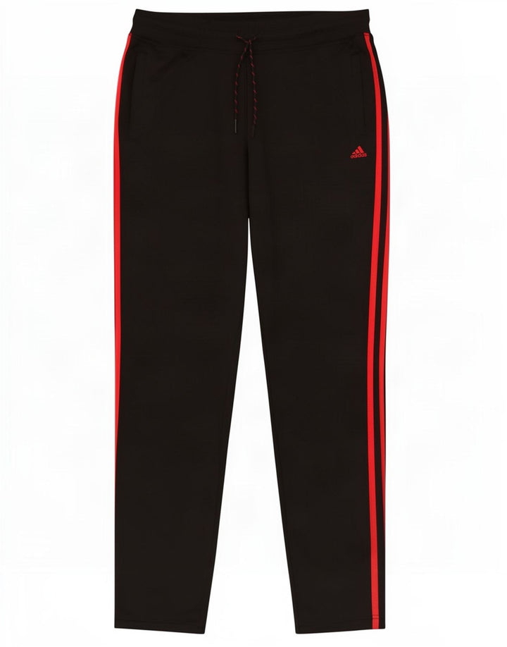 Adidas Pantalon de survêtement Climalite pour femme UK 14 Medium Noir Polyester