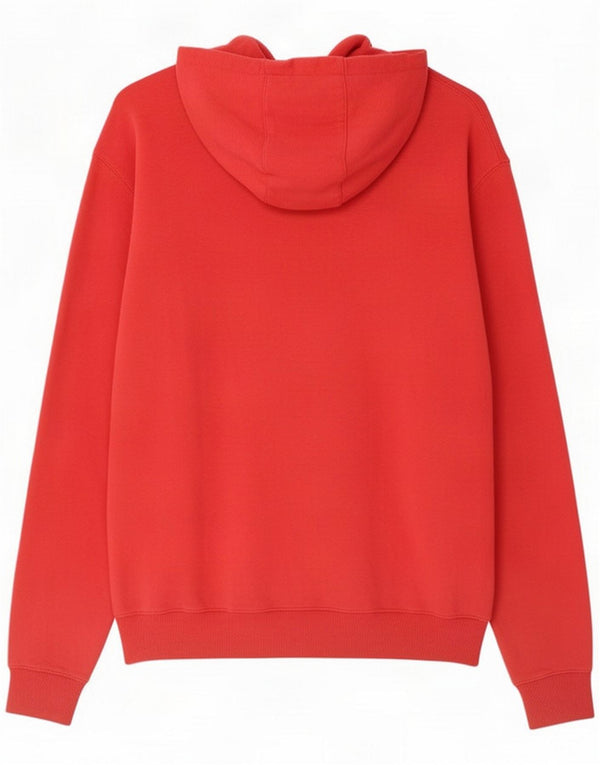 Think Pink Pull à capuche zippé pour homme 2XL Coton rouge