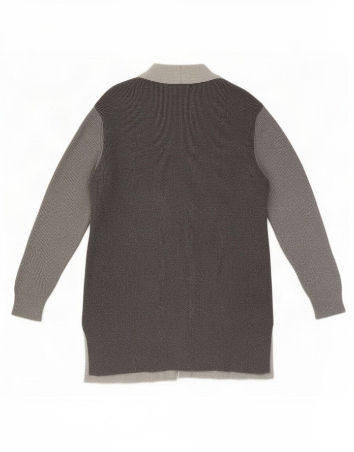 Marks & Spencer Pull cardigan long pour femme UK 14 Large Gris