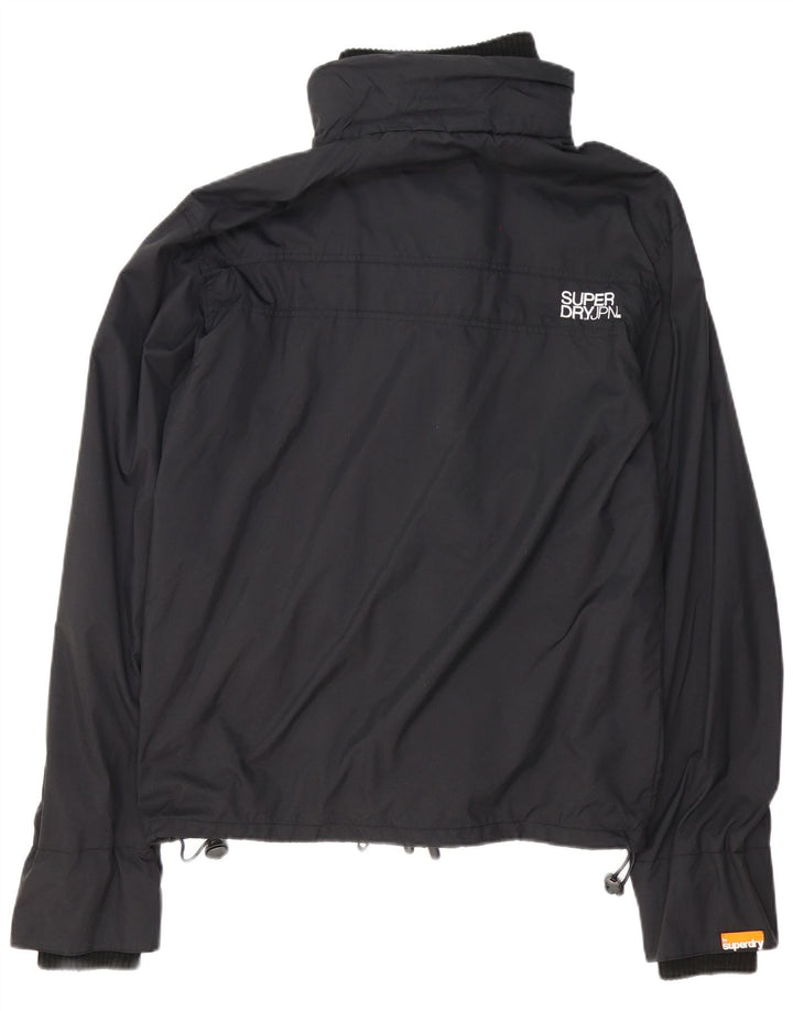 Superdry Veste de pluie graphique pour hommes UK 42 XL Nylon noir