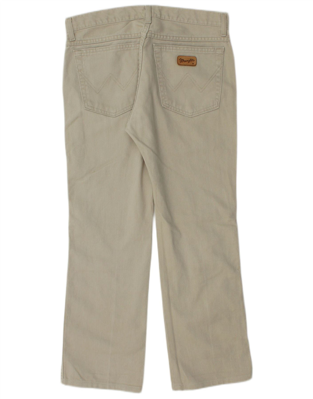 WRANGLER Pantalon décontracté droit Texas W32 L27 pour homme en coton beige
