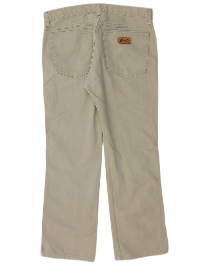 WRANGLER Pantalon décontracté droit Texas W32 L27 pour homme en coton beige