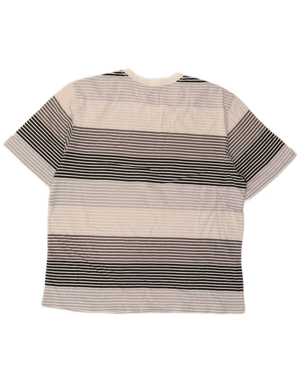 Nike T-Shirt Homme XL Gris Rayé