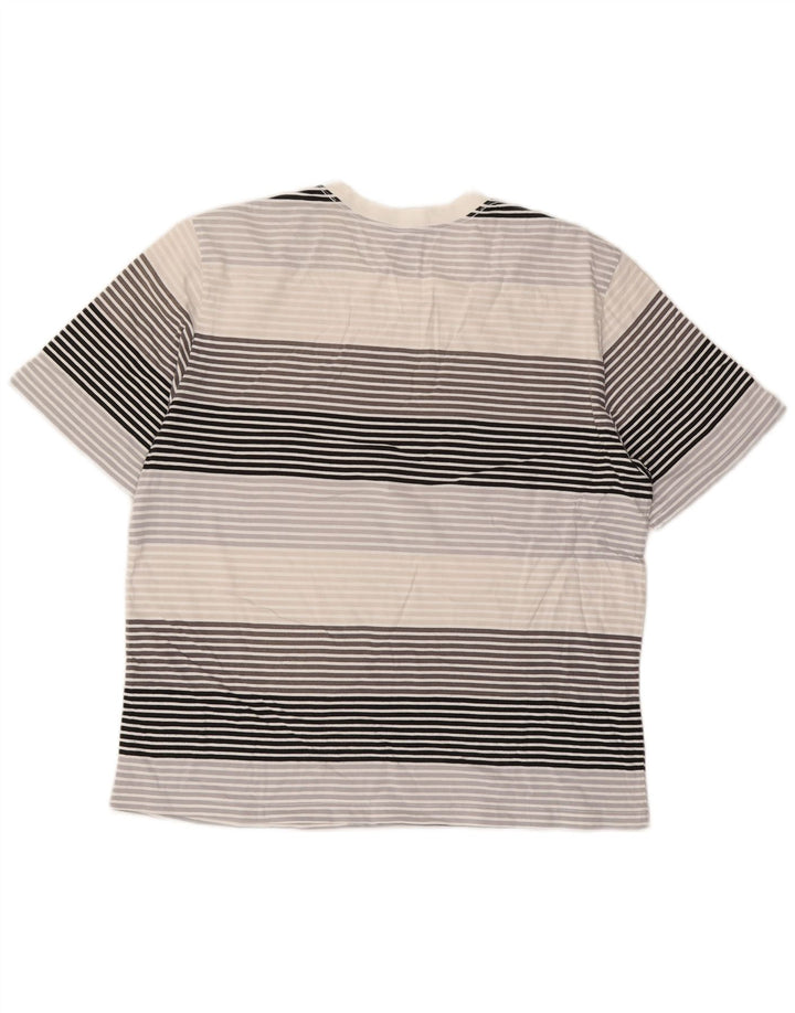 Nike T-Shirt Homme XL Gris Rayé