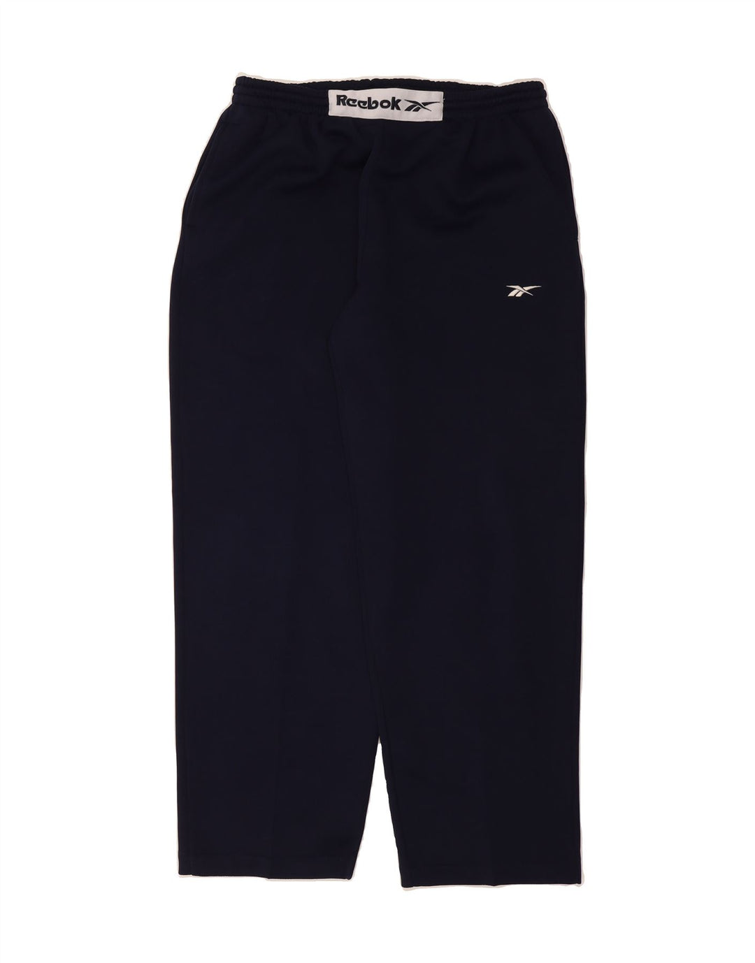 REEBOK Mens Tracksuit Trousers Large  Navy Blue Polyester Vintage Reebok and Second-Hand Reebok from Messina Hembry 