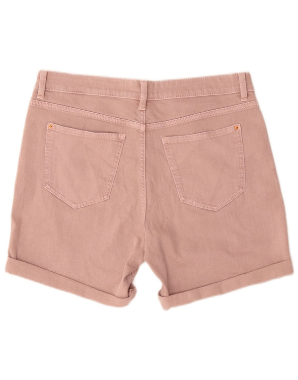 Marks & Spencer Short en jean pour femme UK 12 Medium W30 Coton rose