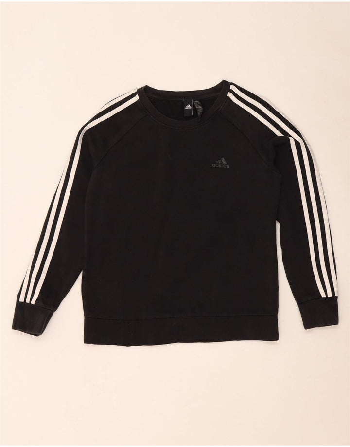 Adidas Sweat-shirt pour femme UK 12/14 en coton noir moyen