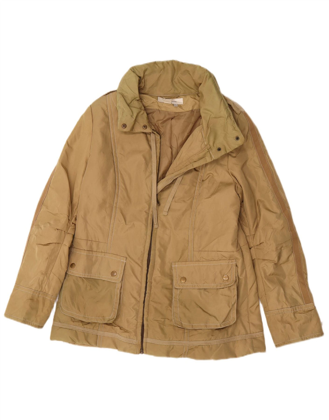 Zara Veste utilitaire pour femme UK 18 XL Nylon beige