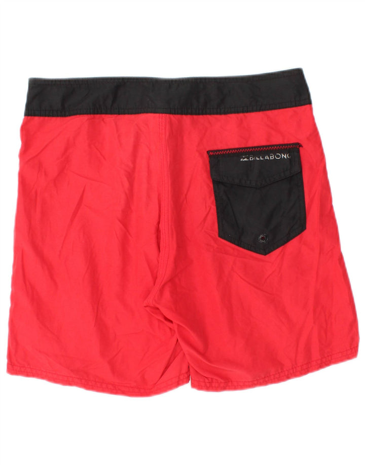 BILLABONG Short de Bain Homme Rouge Moyen Colorblock Polyester Plage