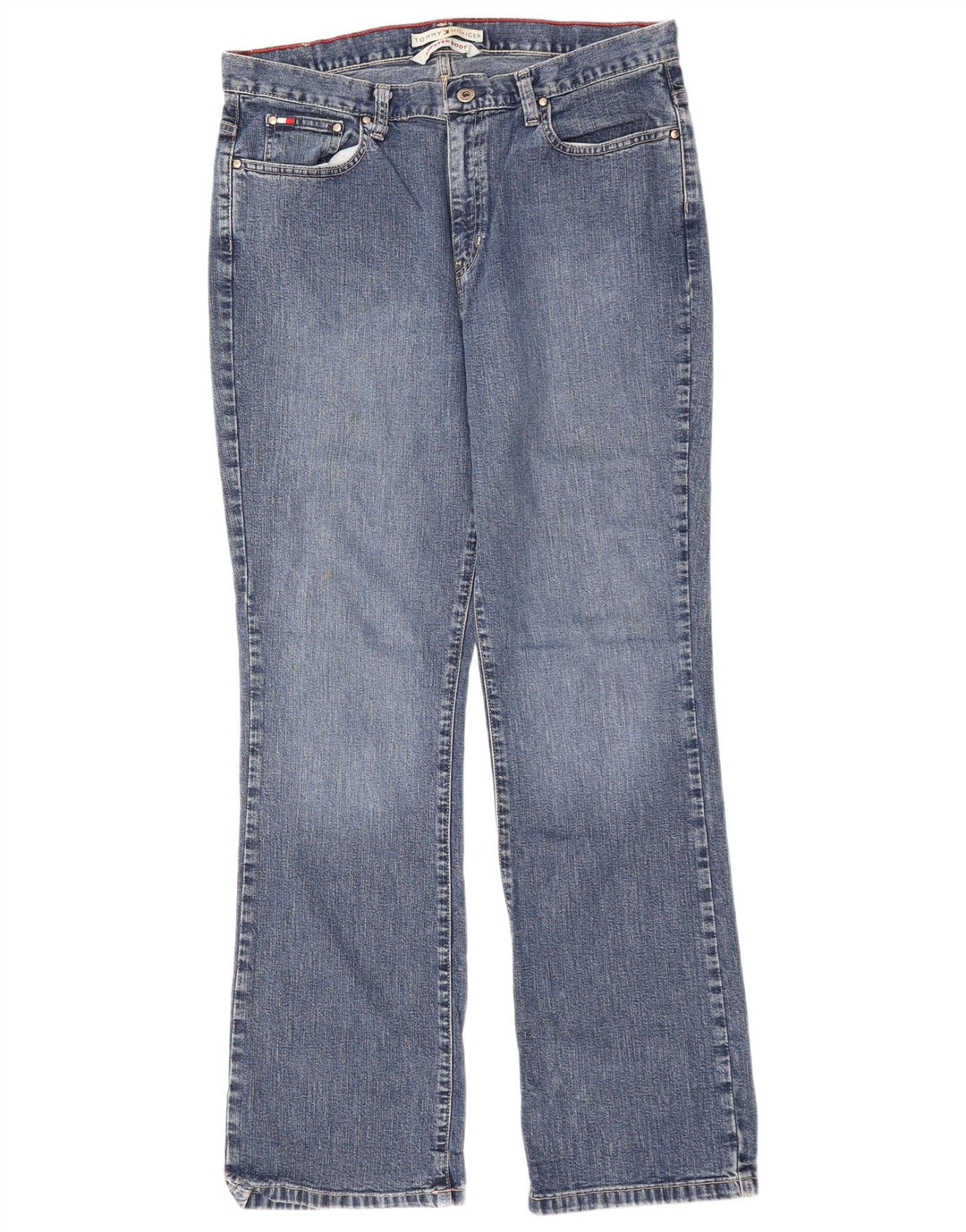 TOMMY HILFIGER Jean Hipster Bootcut Femme W34 L31 Bleu