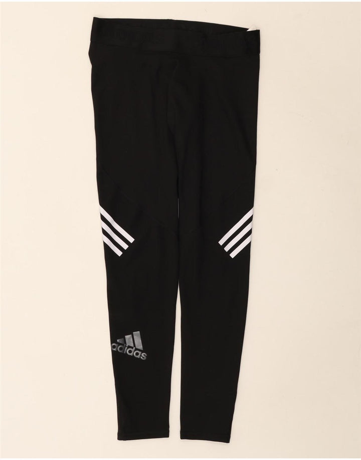 Adidas Climacool Graphic Leggings UK 16 Large Noir Polyester