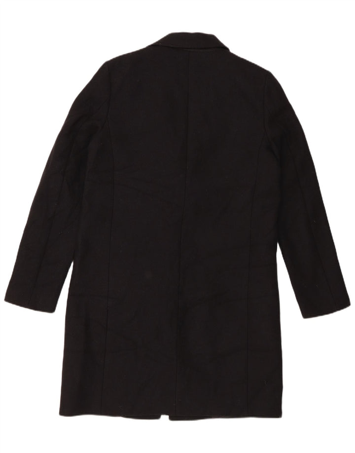 ZARA Manteau Femme UK 14 Moyen Noir