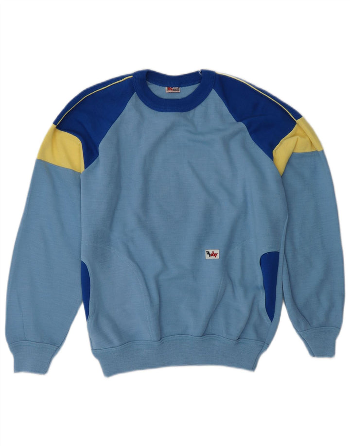 ROBY Sweat Femme Pull IT 44 Bleu Moyen Colourblock