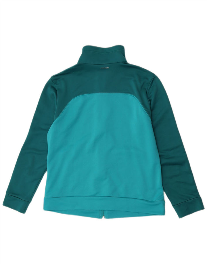 Adidas Climalite Survêtement Top Veste UK 12/14 Vert Moyen