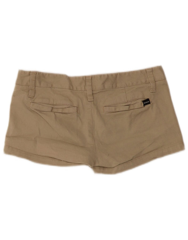 Hurley Womens Hot Pants US 3 Small W30 Coton Beige