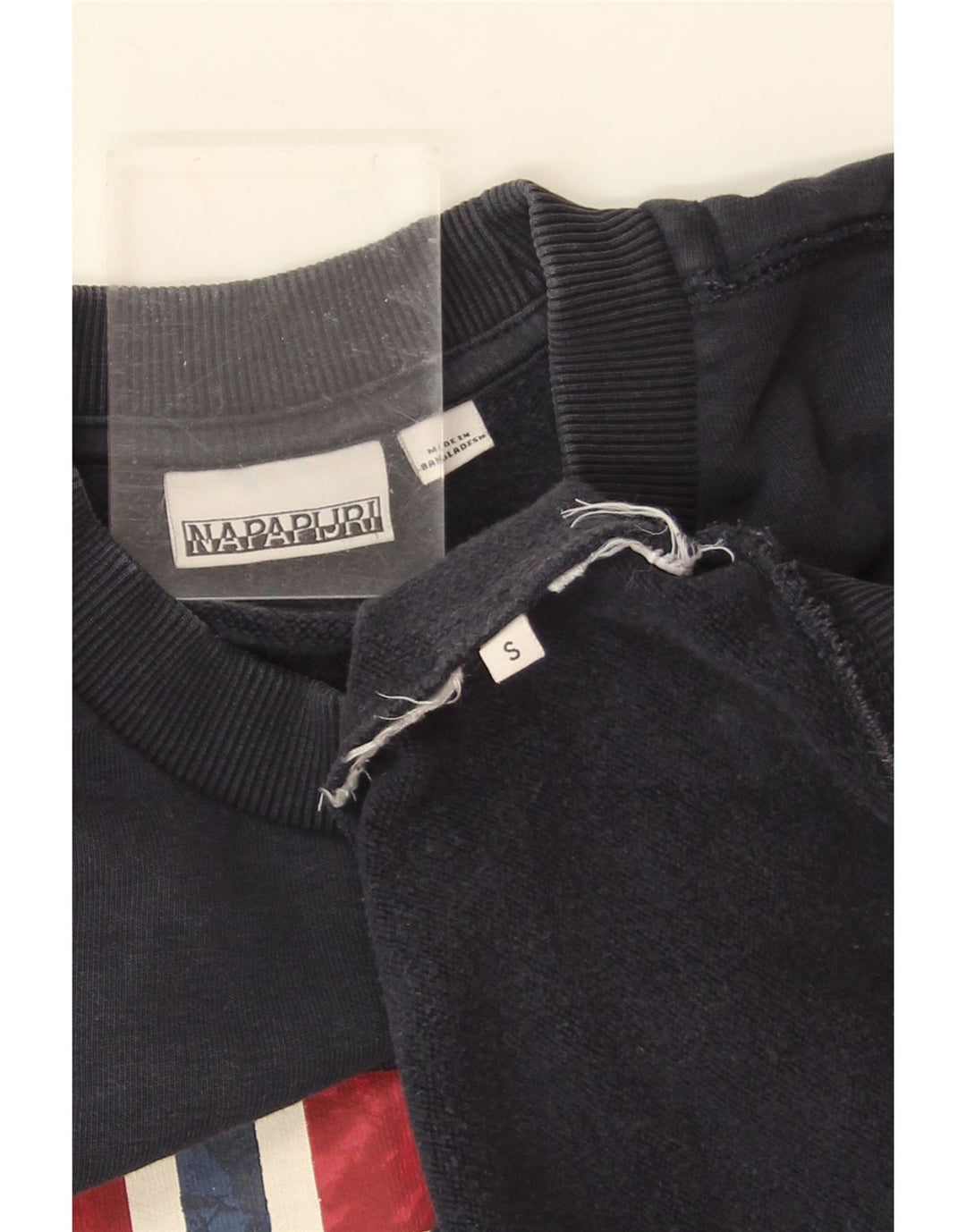 Napapijri Sweat-shirt graphique pour homme, petit, bleu marine