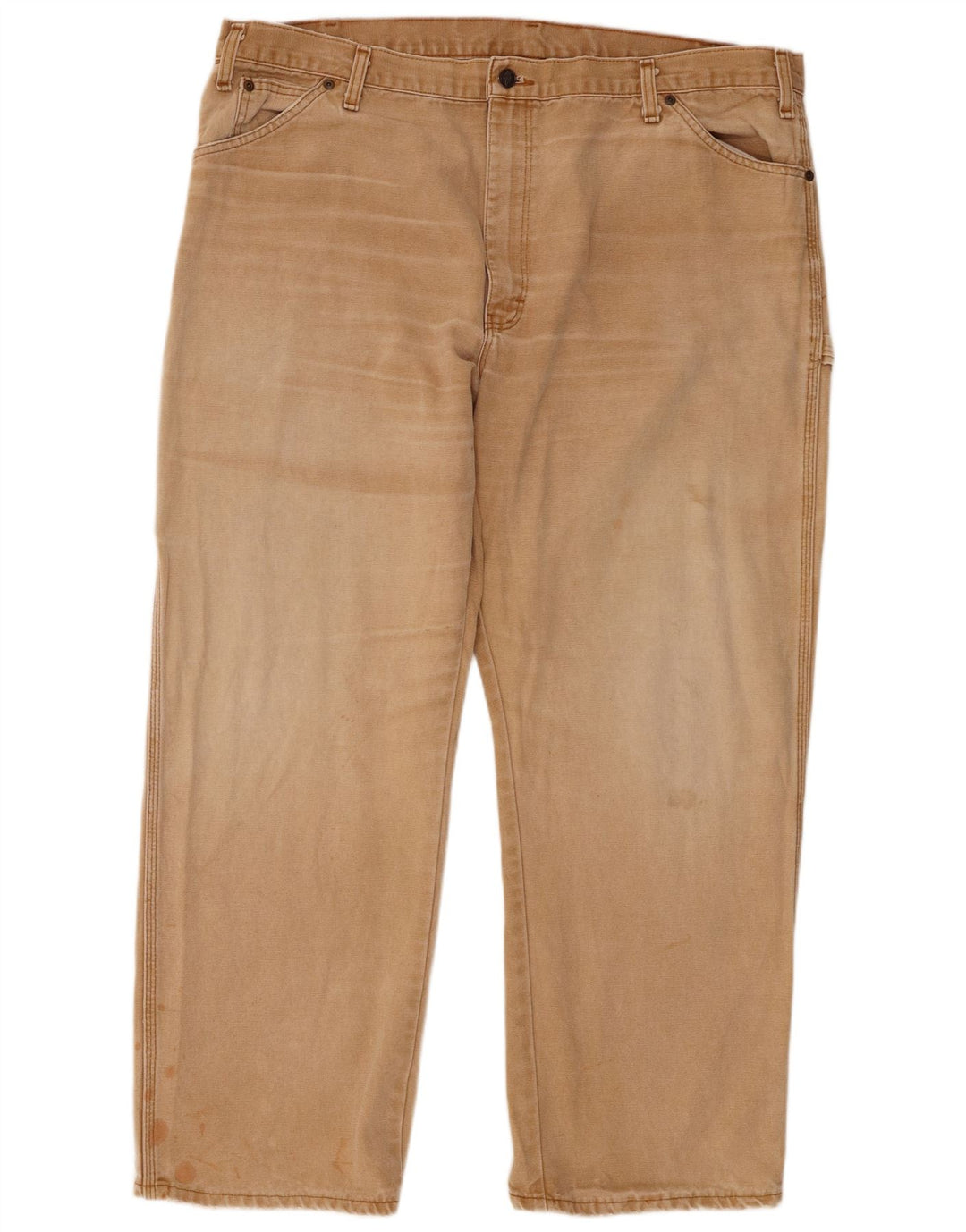 Dickies Pantalon Cargo Droit Homme W42 L30 Coton Beige