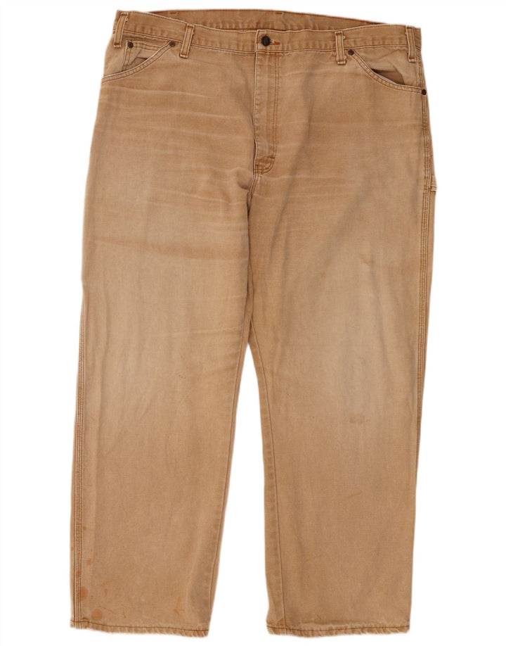 Dickies Pantalon Cargo Droit Homme W42 L30 Coton Beige