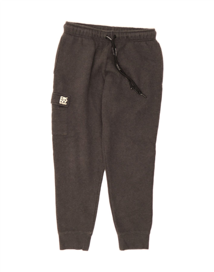DKNY Mens Tracksuit Trousers Joggers Small  Grey Cotton Vintage Dkny and Second-Hand Dkny from Messina Hembry 