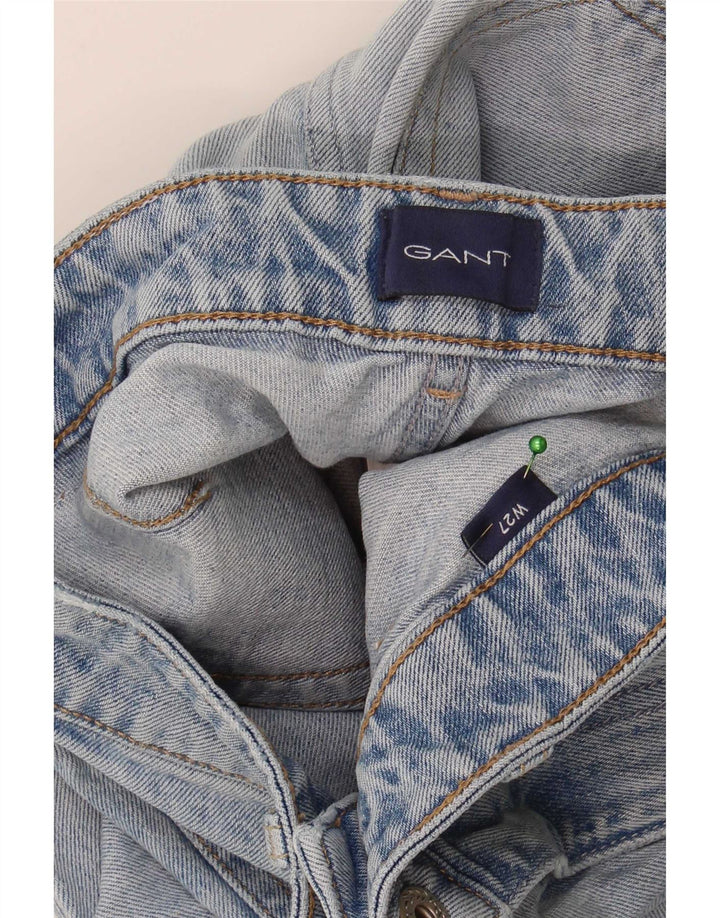 Gant Jean Droit Femme W27 L27 Bleu Coton