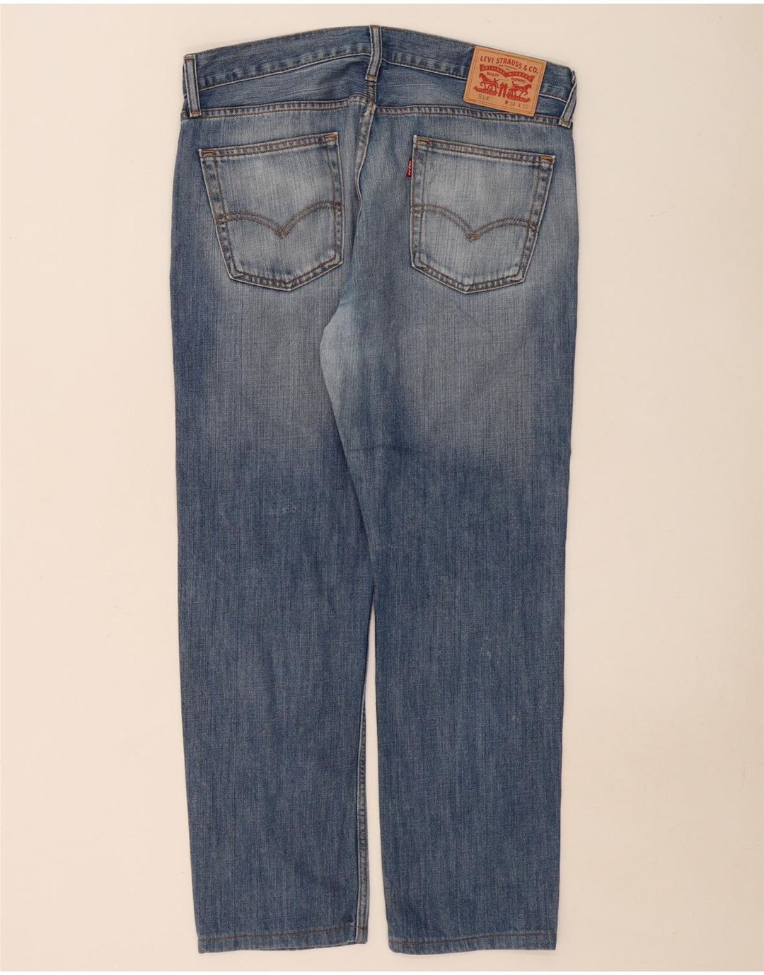 Levi's Jean Droit 514 Homme Bleu W34 L28 Coton