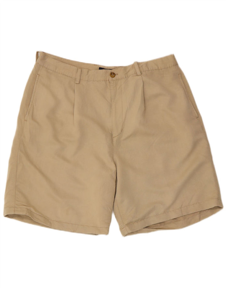 Chaps Short Chino Golf Pegged Homme W38 XL Rayonne Beige
