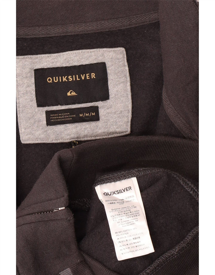 Quiksilver Veste de Survêtement Graphique Homme Gris Moyen Coton Sports