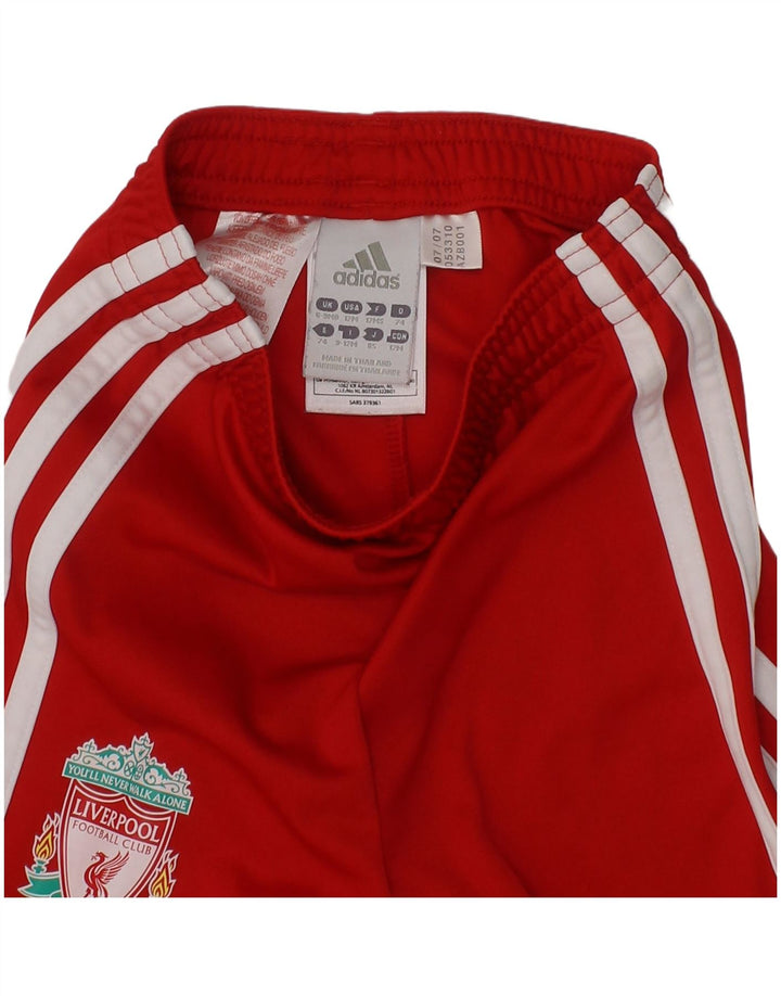 Adidas Short de sport Liverpool Graphic pour bébé garçon 6-9 mois Rouge Polyester