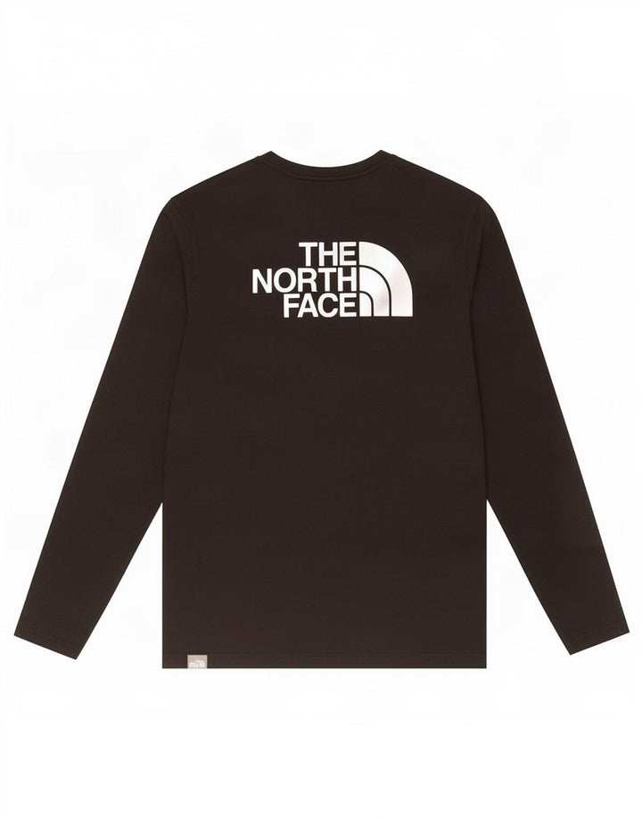 The North Face Haut graphique à manches longues pour hommes Petit coton noir