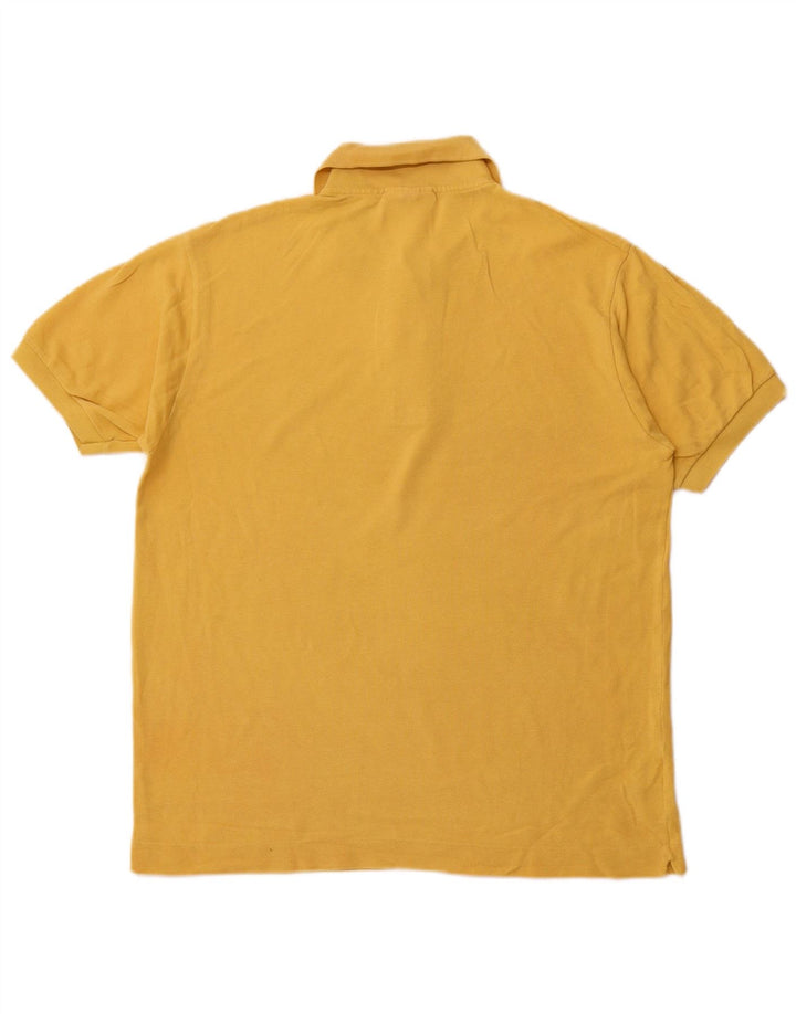 LACOSTE Polo coupe classique pour homme taille 4 coton jaune moyen