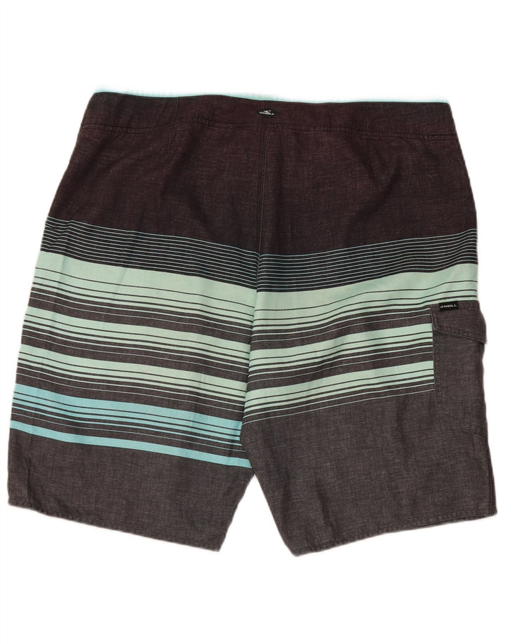 O'Neill Short de bain homme grand gris rayé polyester