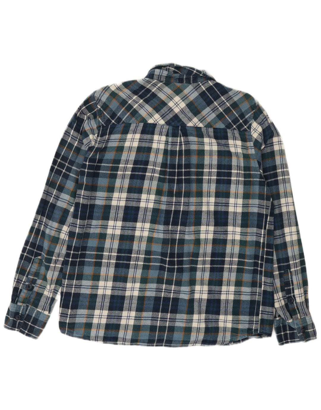 MOUNTAIN WAREHOUSE Chemise en flanelle pour homme en coton à carreaux bleus