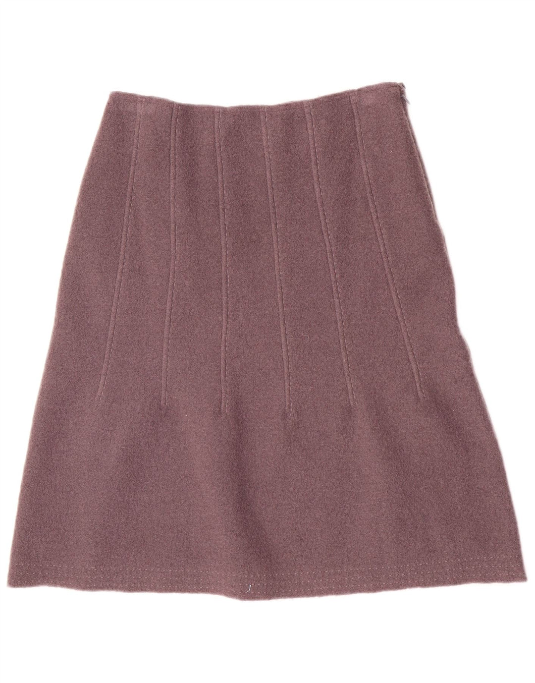 Fenn Wright Manson Jupe trapèze pour femme Large W30 Laine violette