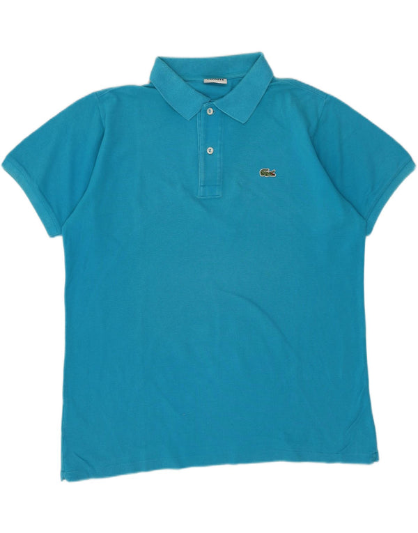 LACOSTE Polo Homme Taille 4 Bleu Moyen Coton