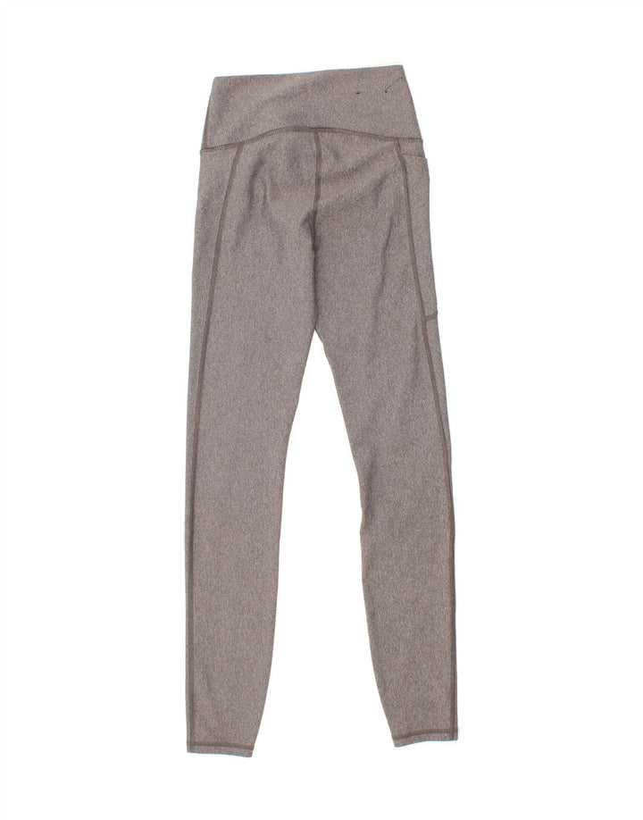 UNDER ARMOUR Womens Leggings UK 4 XS  Grey Polyester Vintage Under Armour and Second-Hand Under Armour from Messina Hembry 