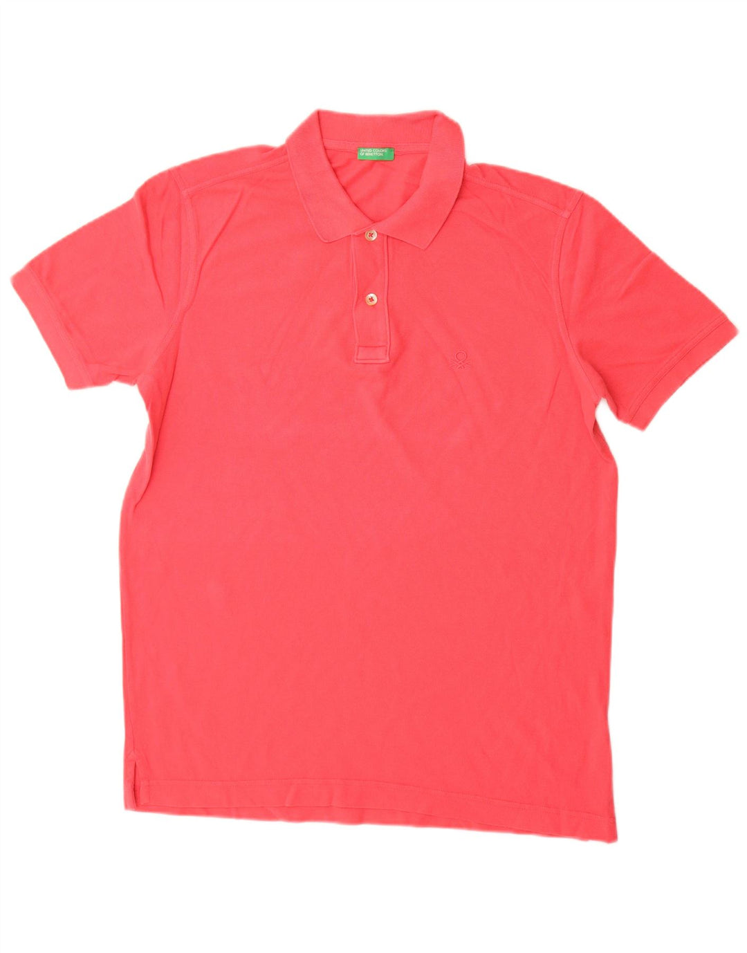 Benetton Polo Homme Rouge Moyen Coton